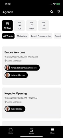 BXB2025 iPhone screenshot