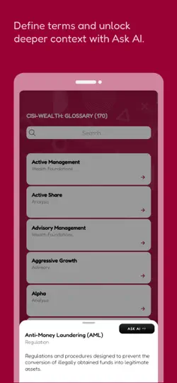 CISI Securities Prep: With AI iPhone Screenshot 6