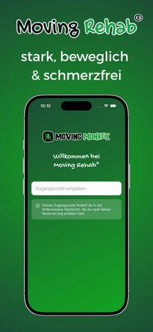 Moving Rehab® iPhone screenshot
