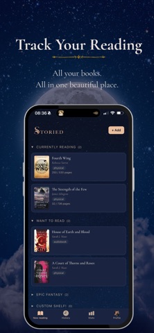 Storied: Book Reading Tracker Screenshot 1 of 8
