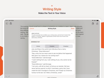 AI Rewriter: Paraphrase Text iPad screenshot