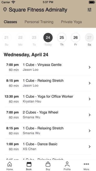Square-Fitness Screenshot