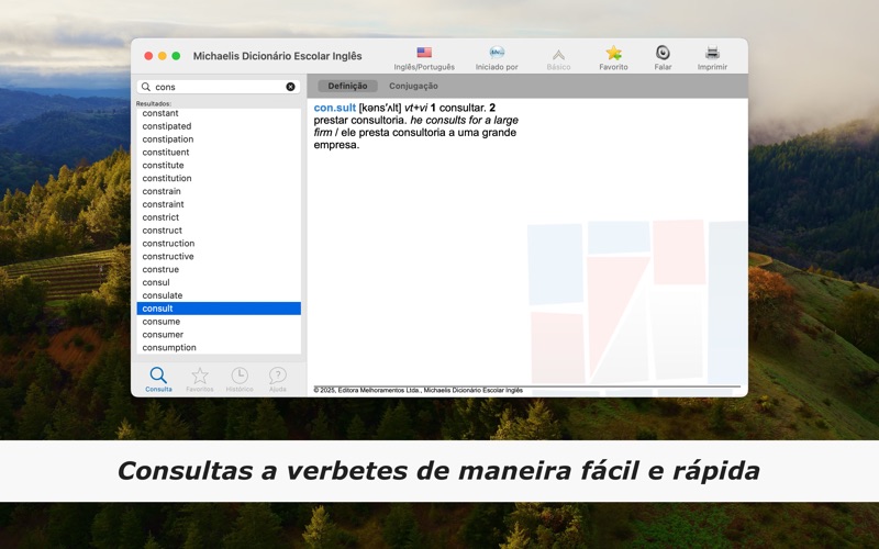 Screenshot #1 pour Michaelis Escolar: Inglês