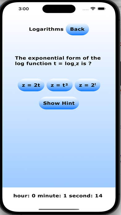 Screenshot #3 pour Logarithm-Exponent-Polynomial