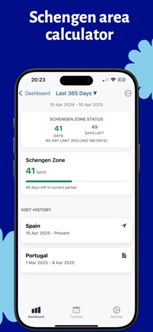 StayTrek - Residency Tracker iPhone screenshot