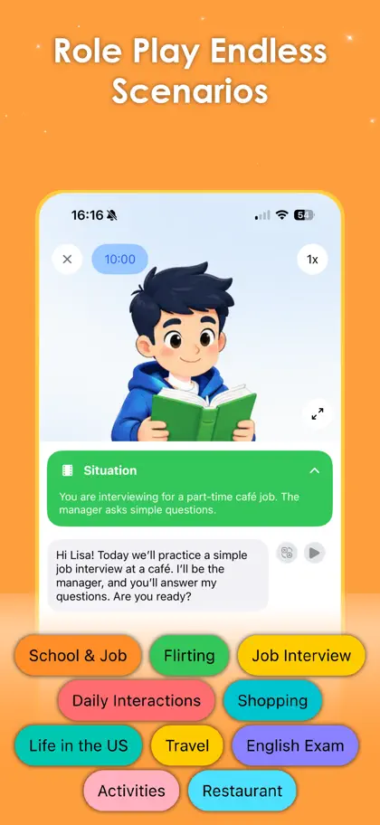 Screenshot 3 von 6 zu Lingivo: AI Language Tutor