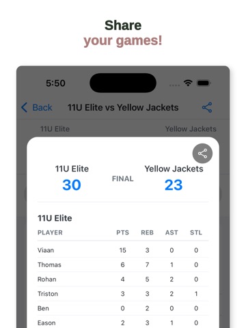 Stats Nerd iPad screenshot