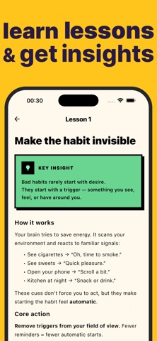 Quaxon: Break Bad Habit iPhone screenshot