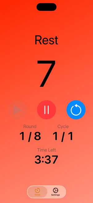 Tabatas Timer screenshot 3