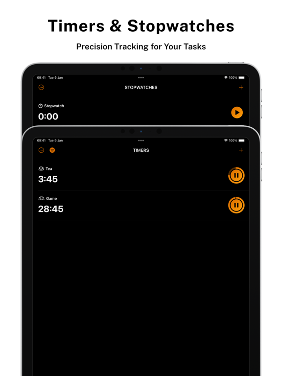 Screenshot #2 for Timeris - Timer & Stopwatch