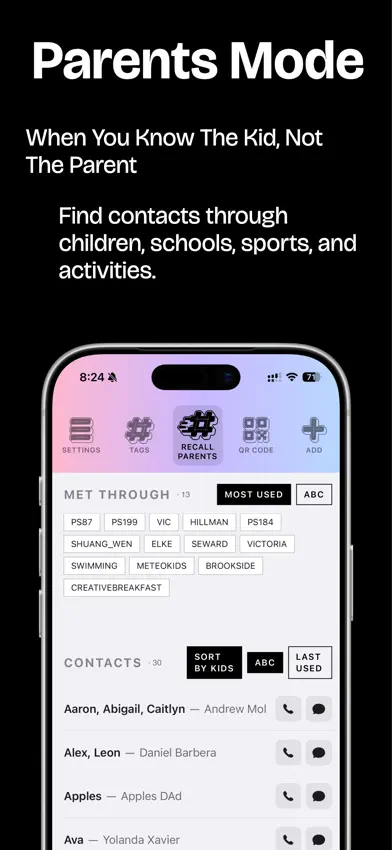 Recall Contacts screenshot 2