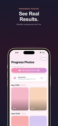 Skincare Routine Tracker-Glow iPhone screenshot