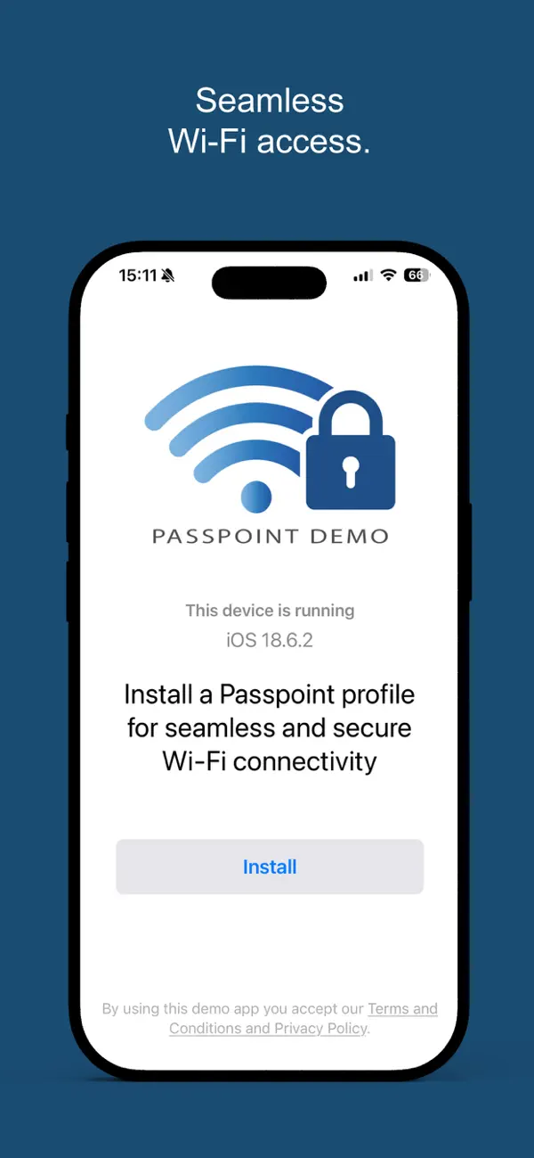 #1. Passpoint Demo (iOS) Ved: Nomadix