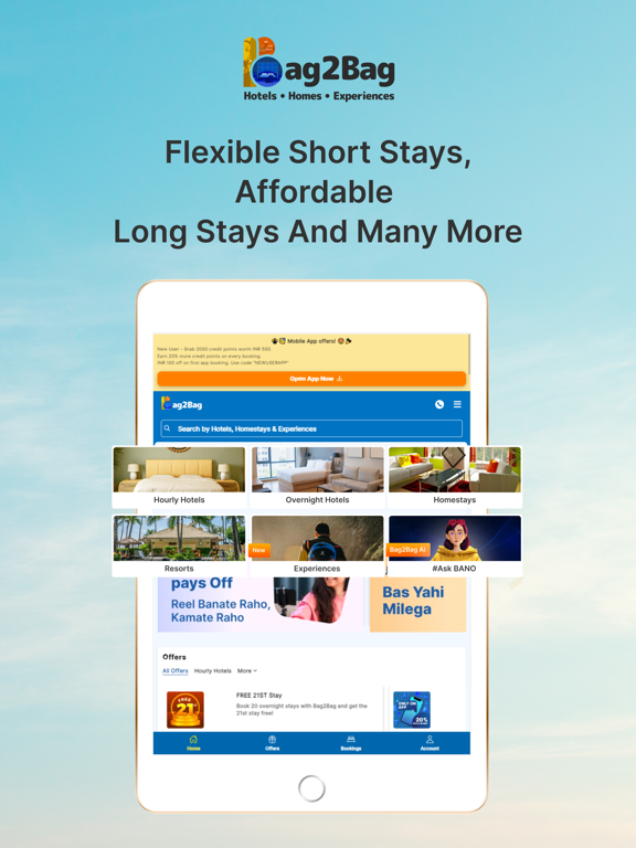 Screenshot #4 pour Bag2Bag Hotels, Homes, Resorts