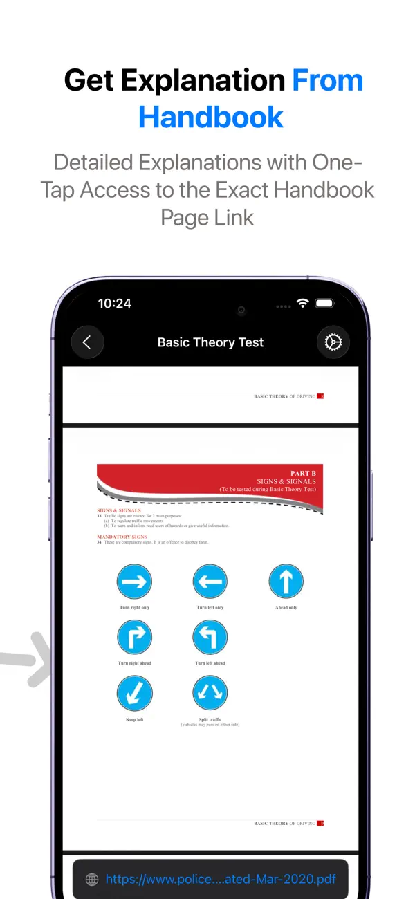 Screenshot #3 pour BTT, FTT, RTT - Theory Test SG
