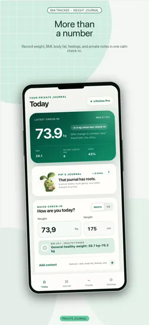 BMI Tracker - Weight Journal screenshot 2