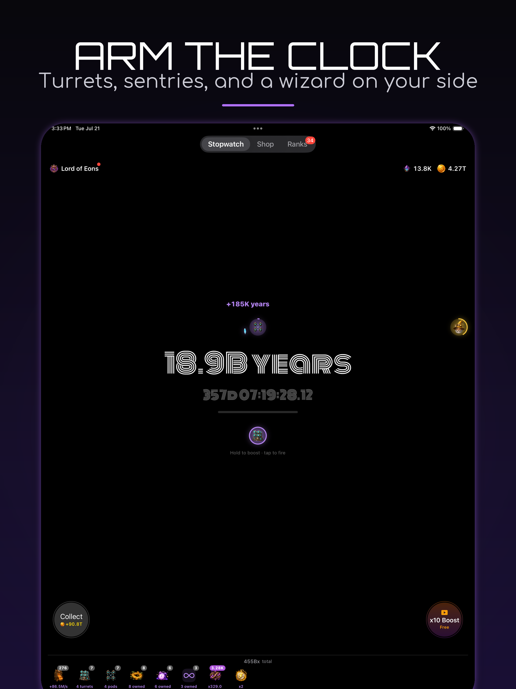 Stopwatch: Idle Clicker Game screenshot 8