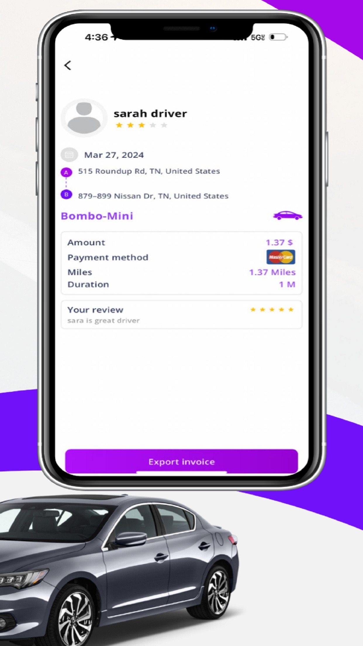 Bombo Taxi screenshot 5