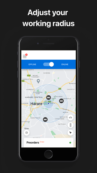 SadieXpress Driver iPhone screenshot 1 - Travel app