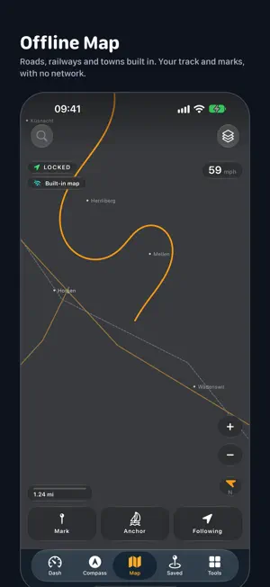 GPS Speedometer Compass - Vane screenshot 3