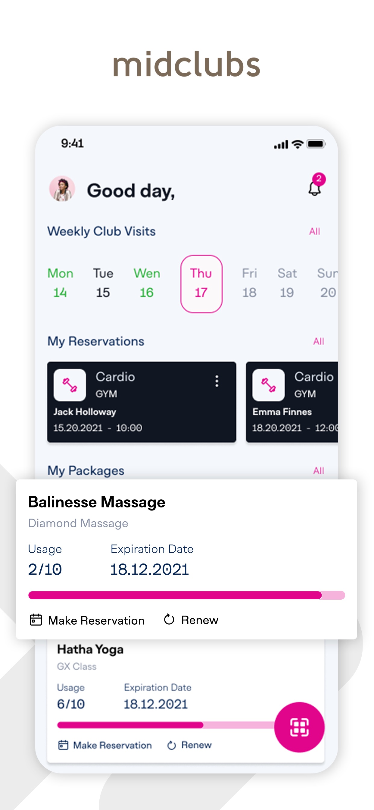 Screenshot 1 of Midclubs