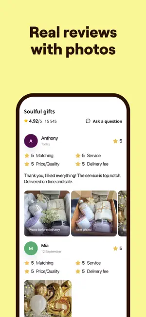 Udora: Buy Gifts & Flowers iPhone screenshot 6