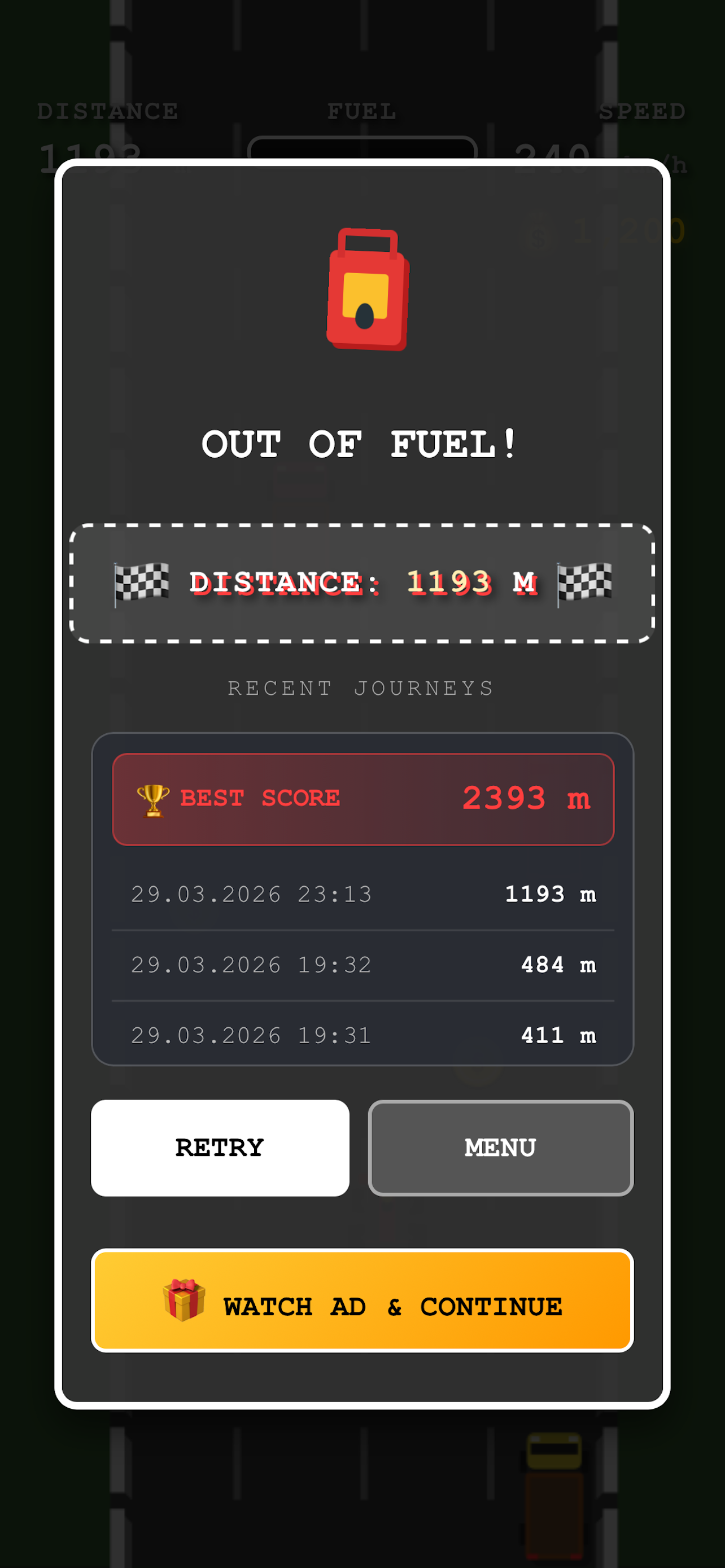 Turbo Car Racing 2D screenshot 4