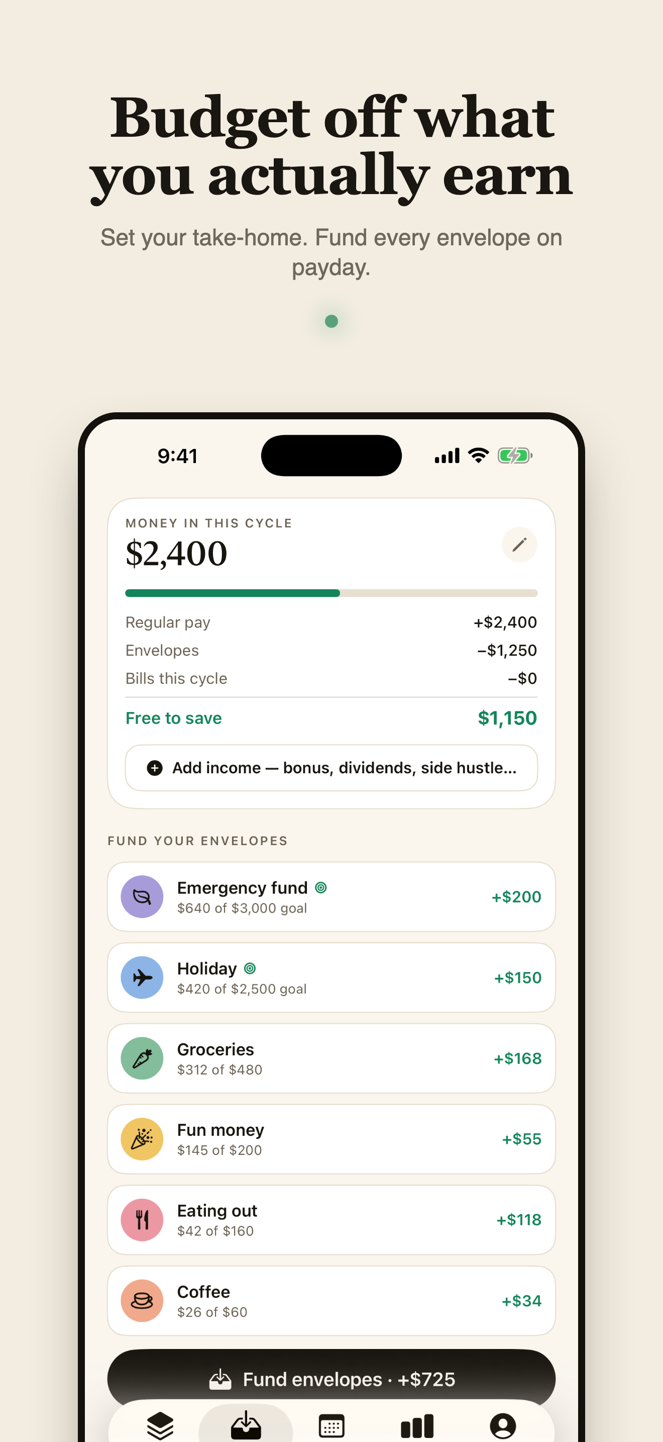 Tuckfly: Cash Stuffing Budget screenshot 3