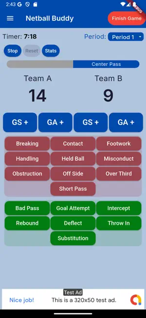 Netball Buddy screenshot 1