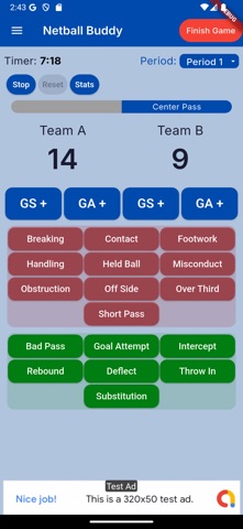 Netball Buddy screenshot