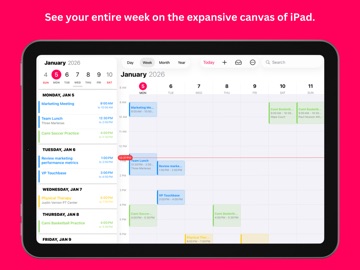 Eventual Calendar iPad screenshot