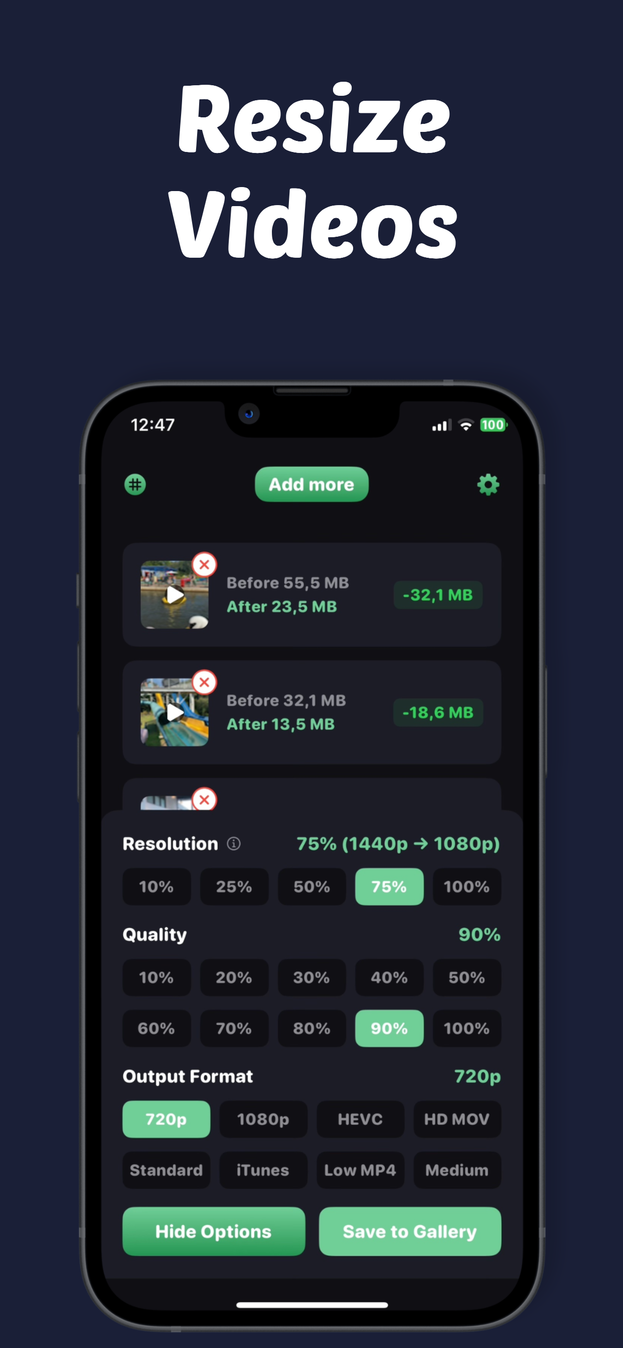 Video Compressor & Resize screenshot 3