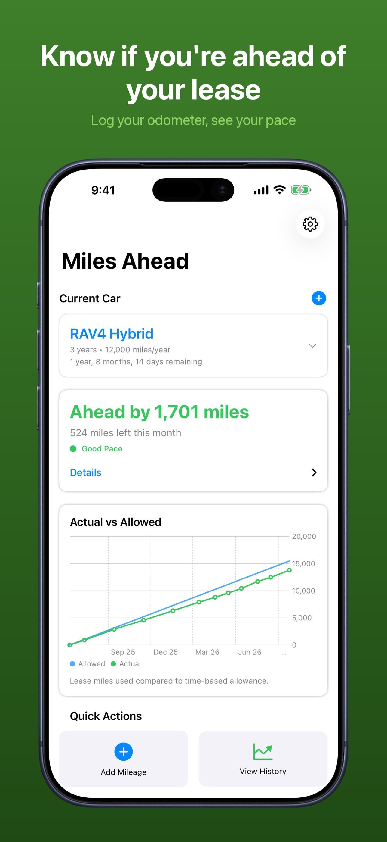 Screenshot 1 of Miles Ahead of Lease