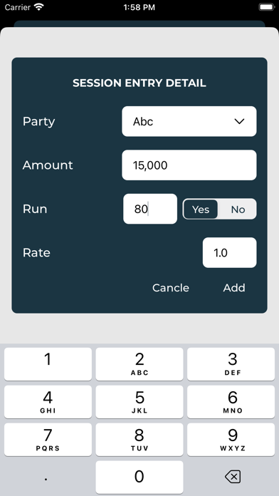Cricket Satta Hisab Line Screenshot