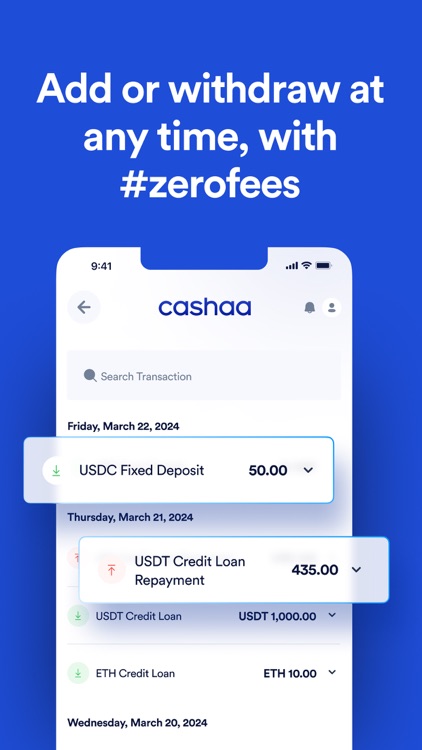 Cashaa: Earn & Borrow crypto screenshot-4