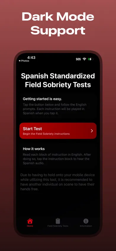 Spanish SFST screenshot 5