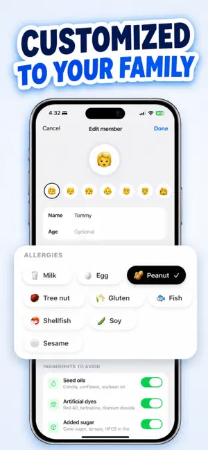 Munchi: Family Food Scanner screenshot 3