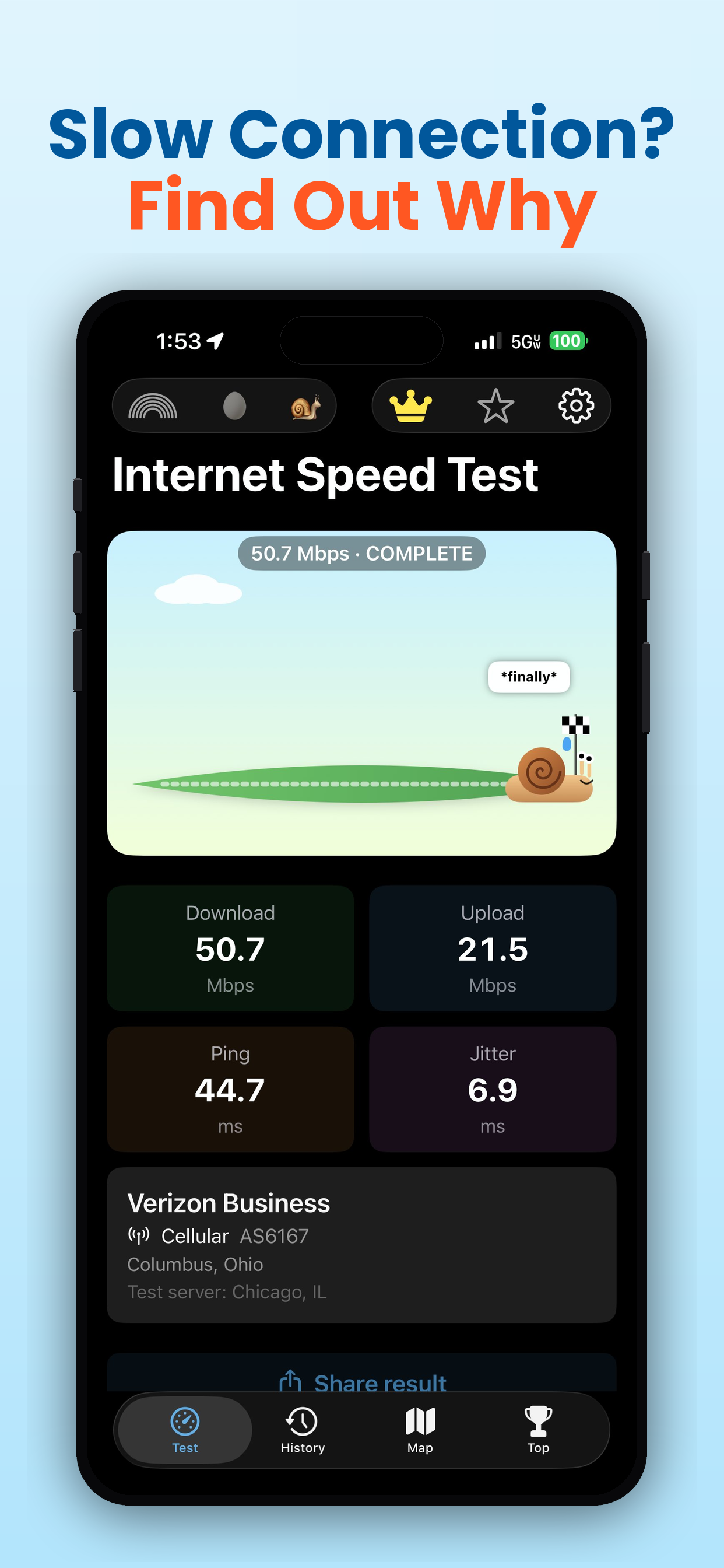 Internet Speed Test Atlas screenshot 5