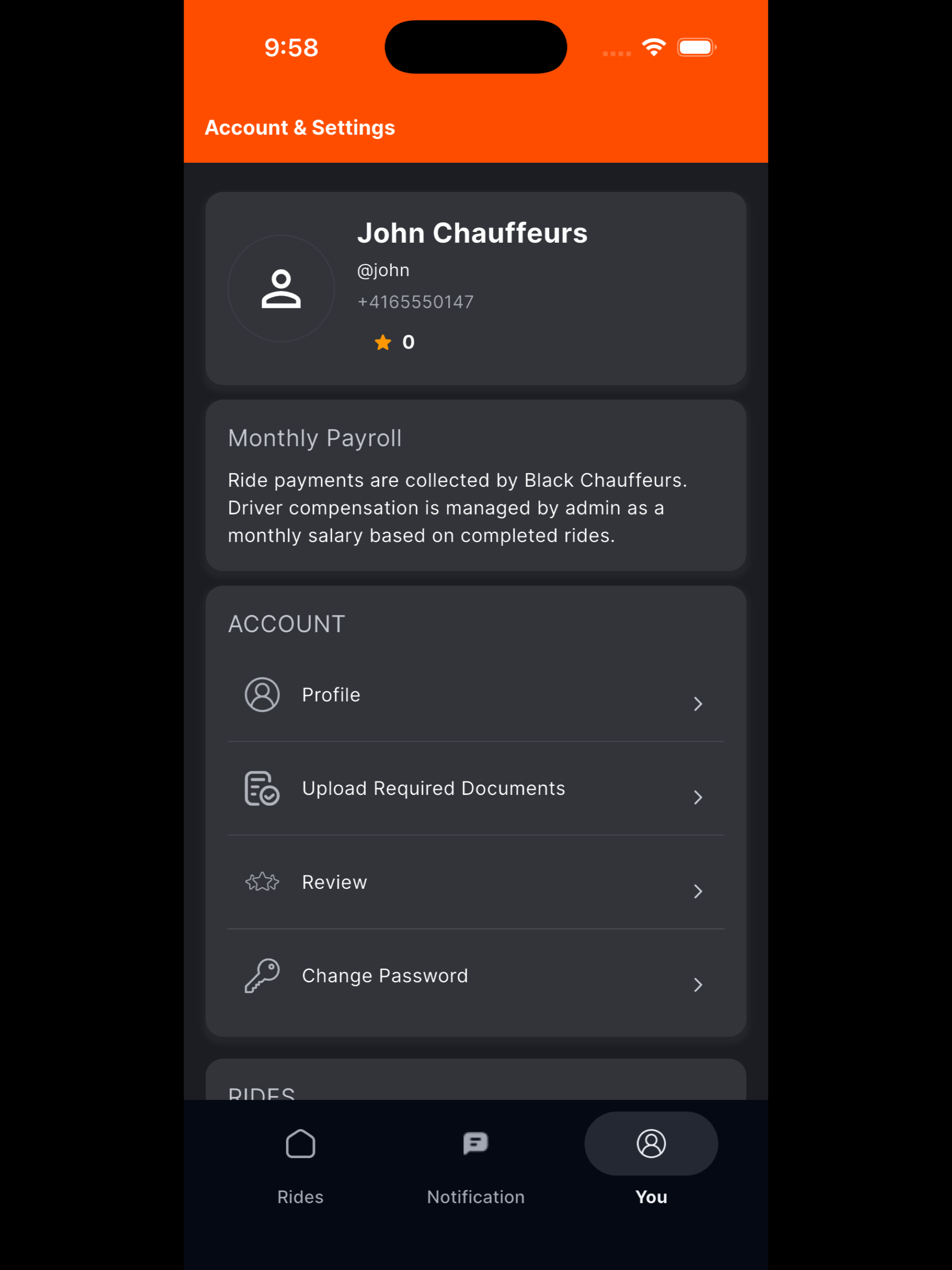 Black Chauffeurs Driver screenshot 18