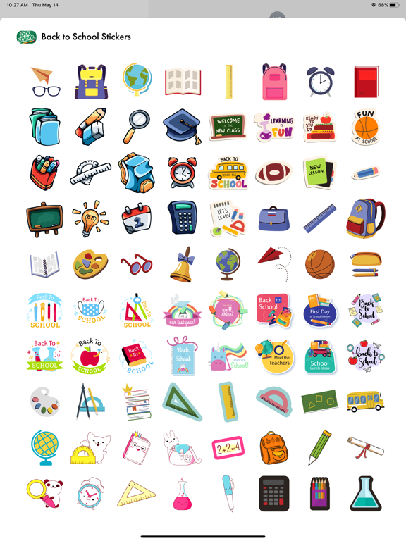 Screenshot #5 pour Back to School Stickers!