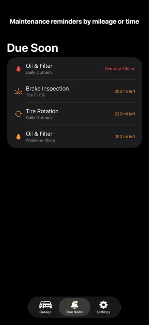 Garage: Car Care & Service Log screenshot 3