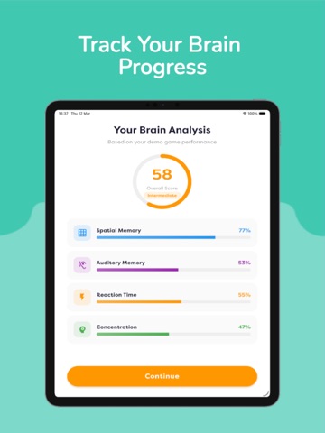 Visual Match Jogos Cognitivos iPad screenshot