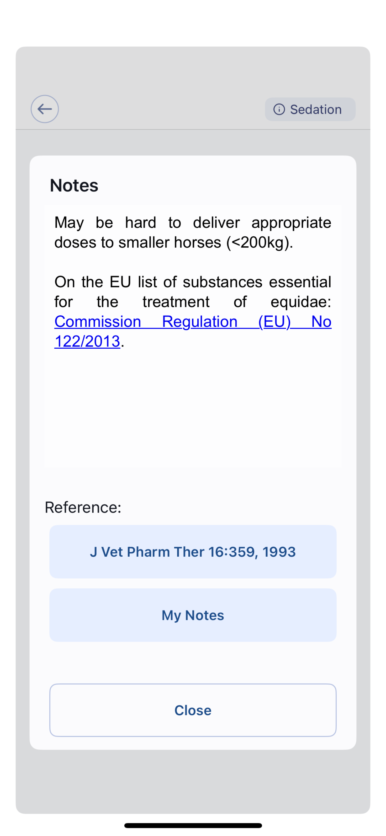 RRVP Equine Formulary