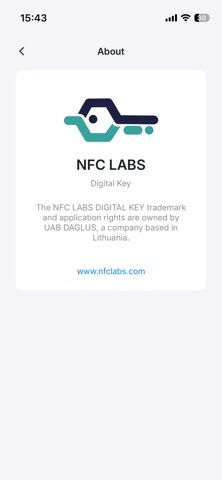 NFCLABS Digital Key screenshot