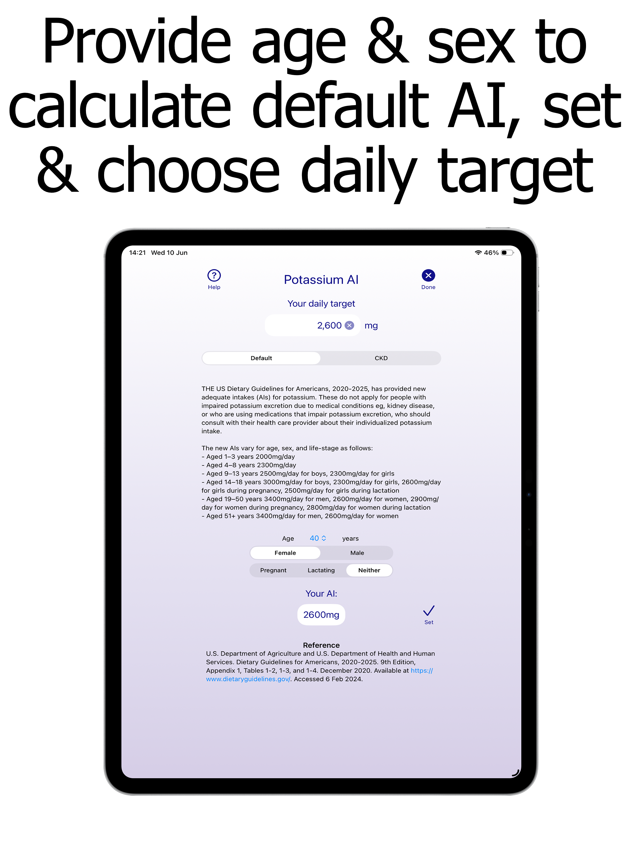 Potassium Counter & Tracker screenshot 11