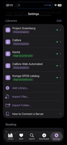 Sutra — eBook Reader screenshot