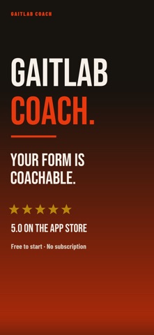 GaitLab Coach: Run Pain-Free iPhone screenshot