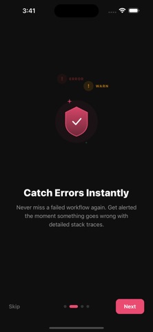 WorkflowLogs screenshot
