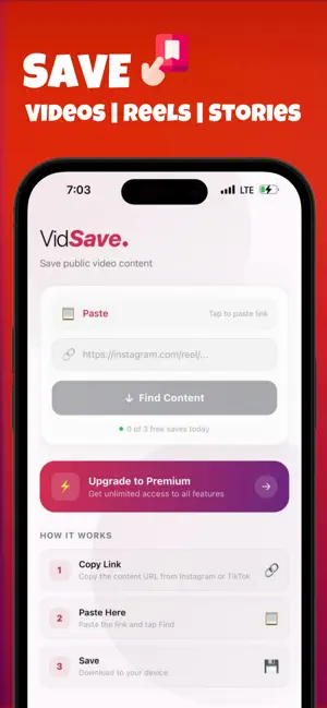 VidSave: Reels, Story, Video screenshot 1