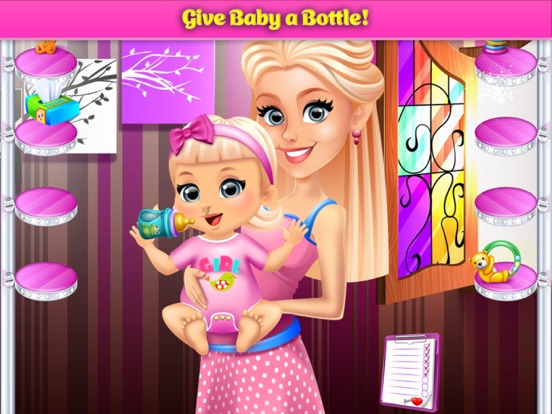 Mommy's New Baby Game Salon 2 iPad app afbeelding 1